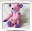 Pink Harris Tweed Ted